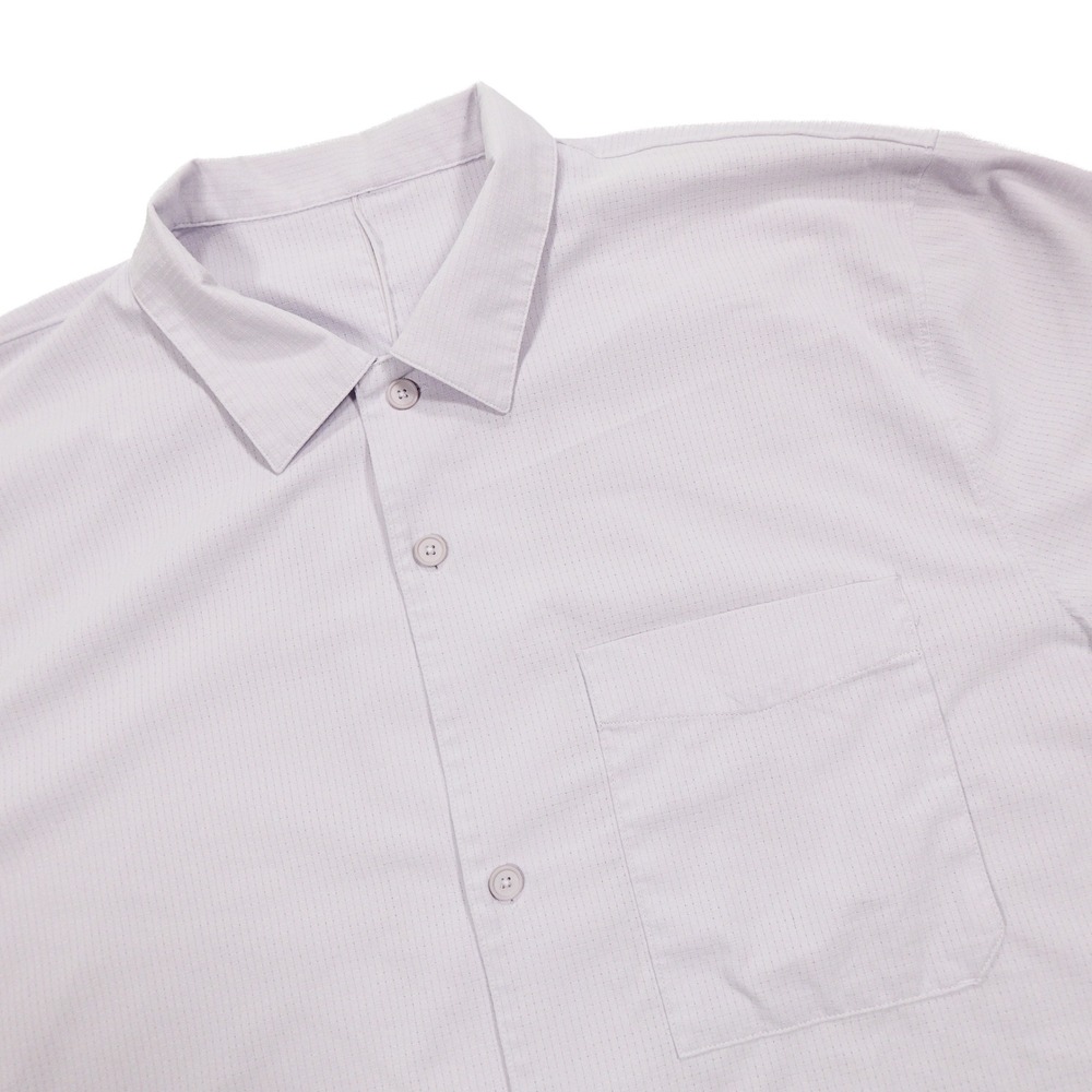 LULULEMON‎ Men's XL/XXL Purple Lightweight Camp Collar Short Sleeve Button Up